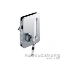 精铸不锈钢长固ST-H012玻璃门锁 工程配套五金